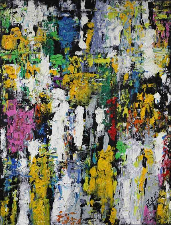 《寻找境相》—王建平抽象艺术展开幕，呈现充满生命力的色彩