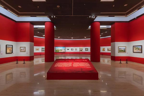 “中国油画名家笔下的延安”作品展于中国美术馆开幕