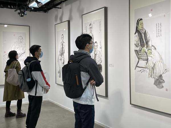 唯道集虚——冯远师生中国画教学作品展在人大艺术学院美术馆开幕