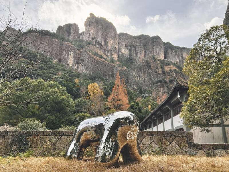 人民艺术 |  “山海风·雁荡艺术大展”在温州雁荡山开幕